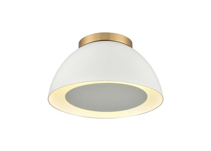 Pelham 10'' Wide 2-Light Gold Flush Mount