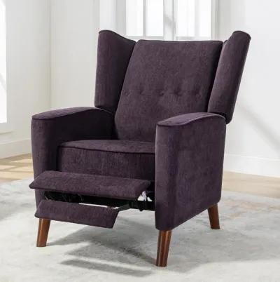 Merax Mid Century Chenille Wingback Recliner Chair