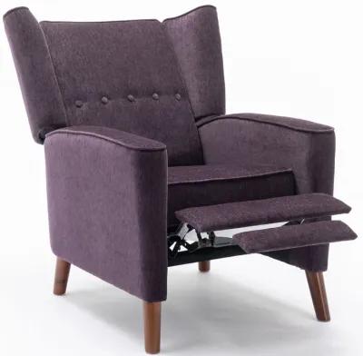 Merax Mid Century Chenille Wingback Recliner Chair