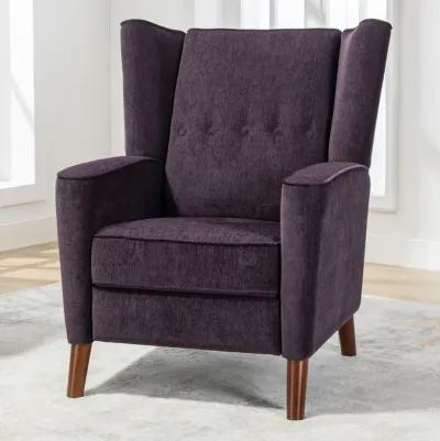 Merax Mid Century Chenille Wingback Recliner Chair