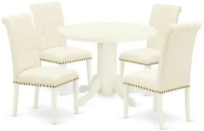 Dining Room Set Linen White