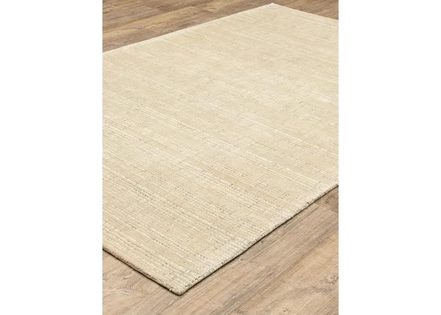 Circa 5' x 8' Beige Rug