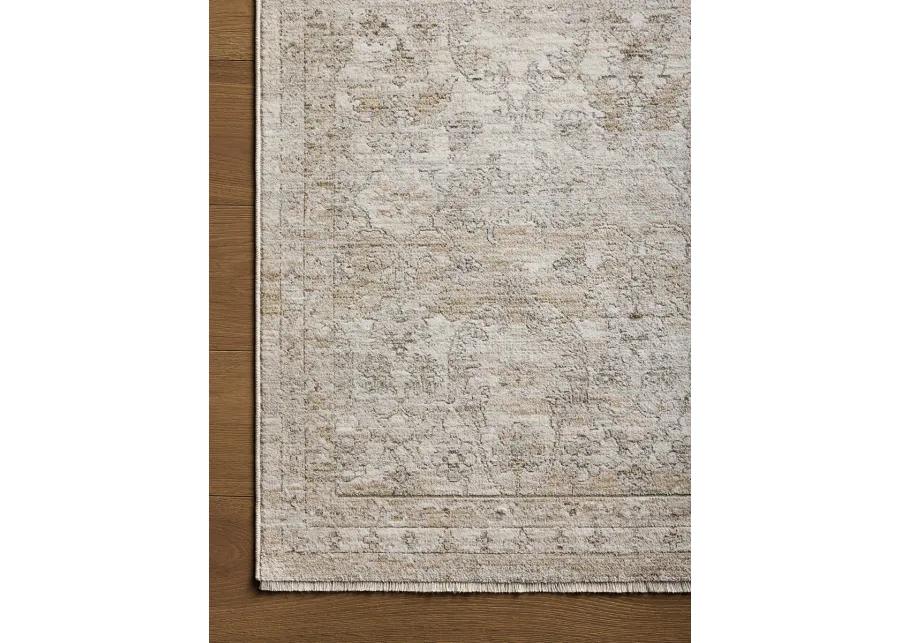 II Tabitha Ivory/Khaki 2'7" x 10'0" Runner Rug by Loloi II