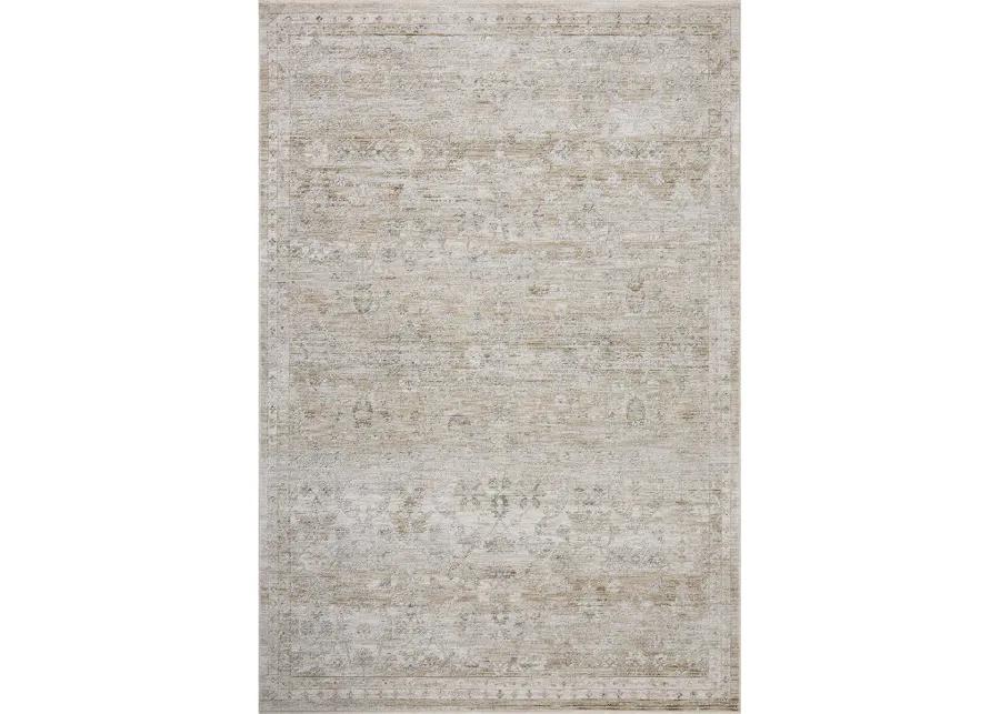 II Tabitha Ivory/Khaki 2'7" x 10'0" Runner Rug by Loloi II