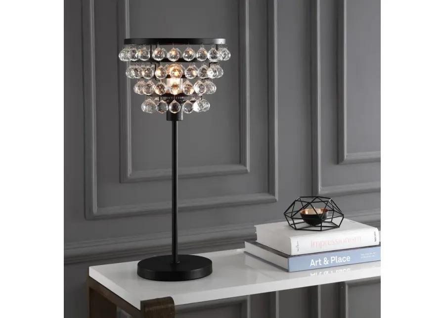 Buckingham Crystal/Metal Table Lamp