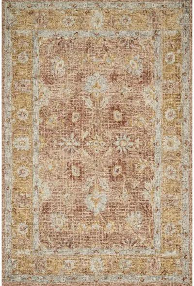 Julian JI04 Terracotta/Gold 5' x 7'6" Rug