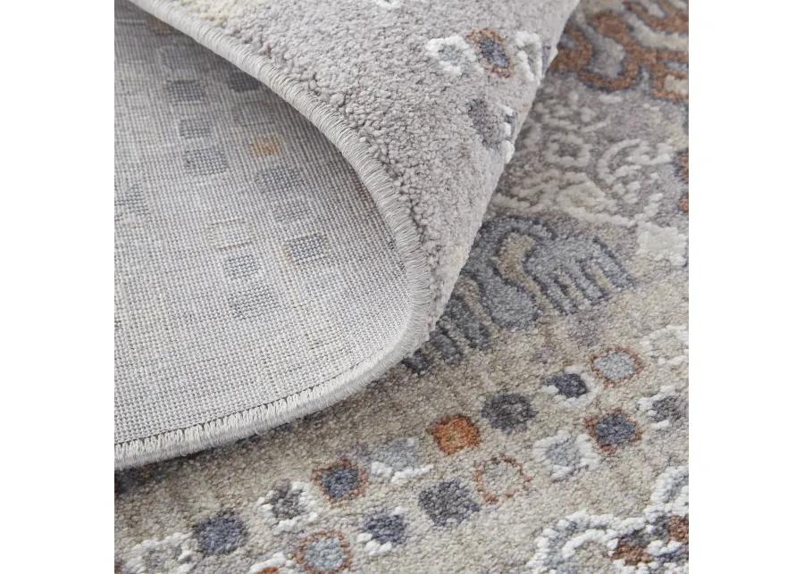 Francisco 39GCF Orange/Gray/White 5' x 8' Rug