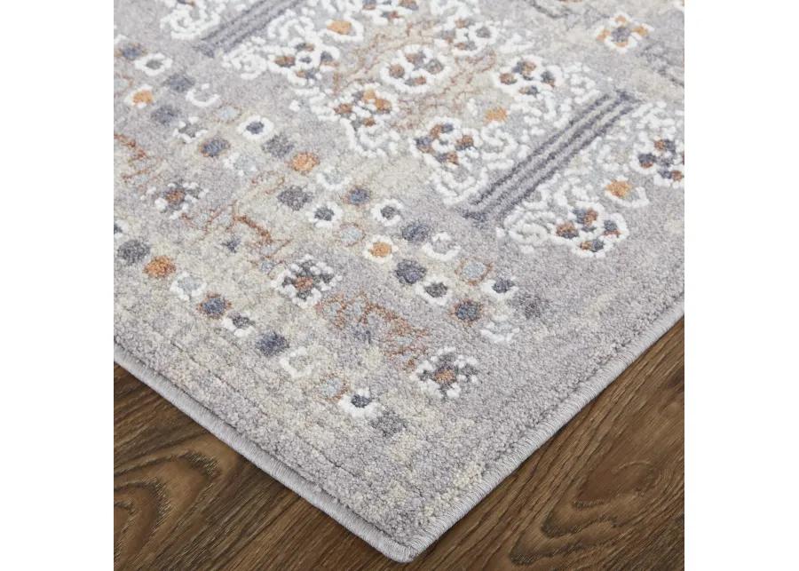 Francisco 39GCF Orange/Gray/White 5' x 8' Rug