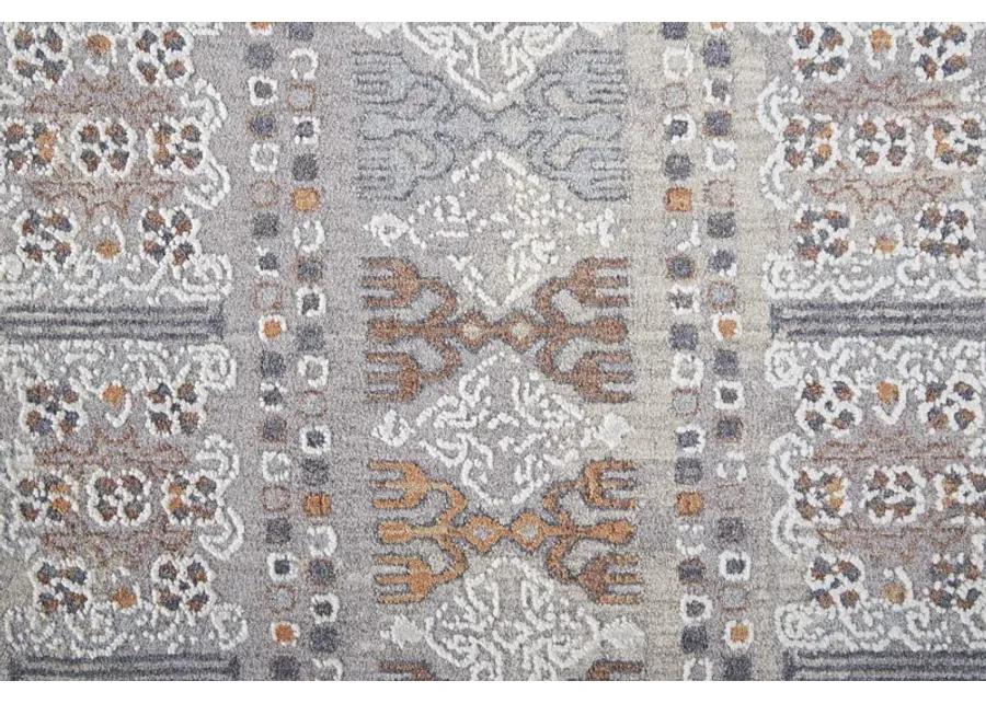 Francisco 39GCF Orange/Gray/White 5' x 8' Rug