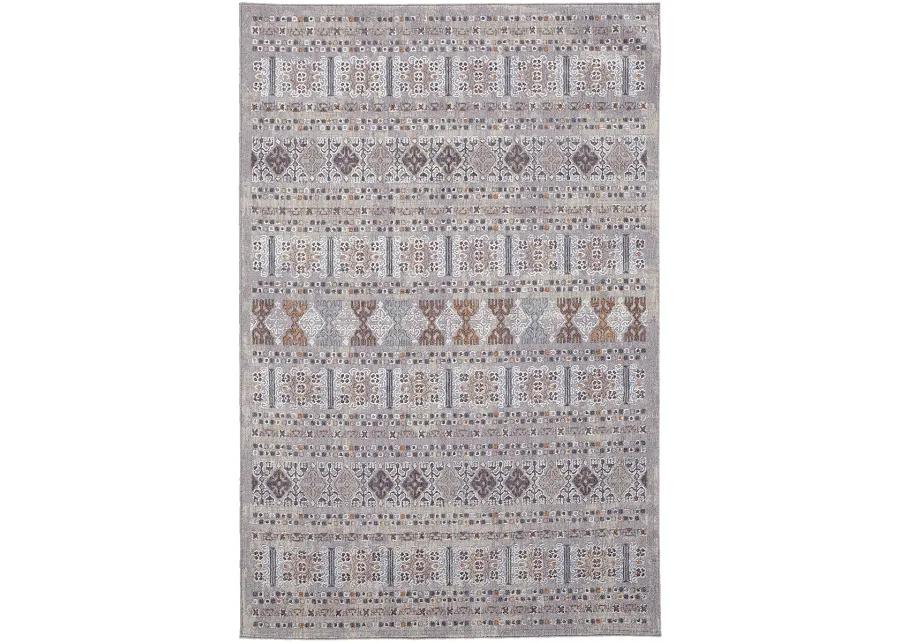 Francisco 39GCF Orange/Gray/White 5' x 8' Rug