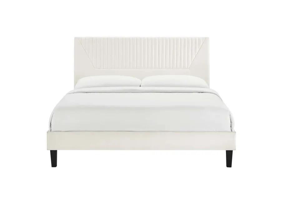 Modway - Yasmine Channel Tufted Performance Velvet Full Platform Bed