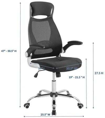 Modway Furniture - Expedite Highback Office Chair Black