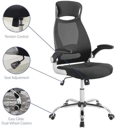 Modway Furniture - Expedite Highback Office Chair Black