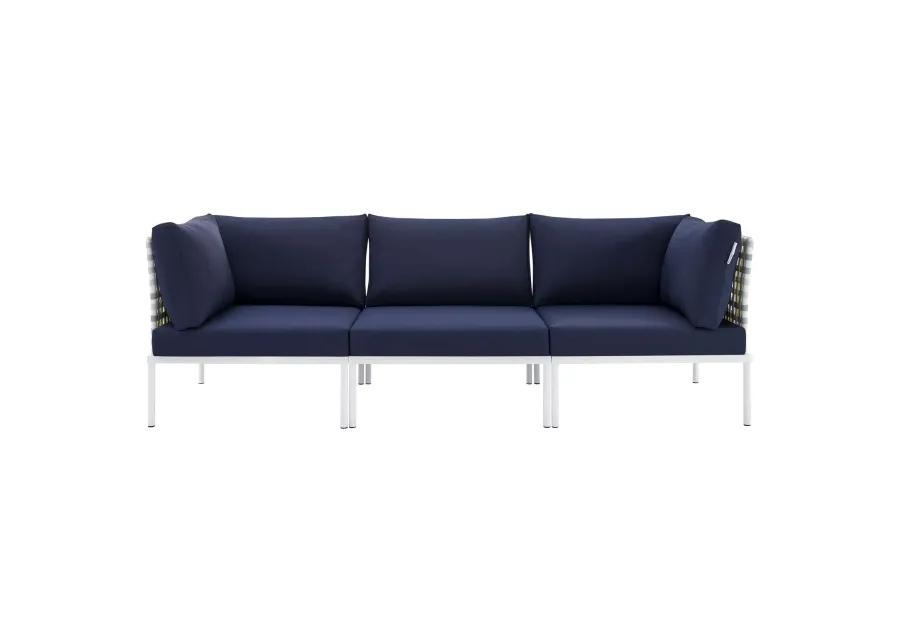 Modway - Harmony Sunbrella� Basket Weave Outdoor Patio Aluminum Sofa