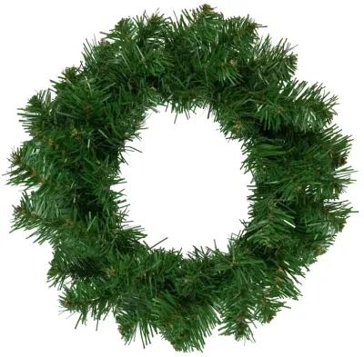 Deluxe Dorchester Full Pine Artificial Christmas Wreath  24-Inch  Unlit