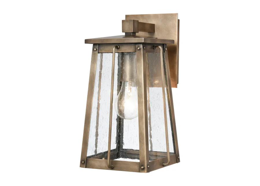 Kirkdale 13'' High 1-Light Brass Outdoor Sconce