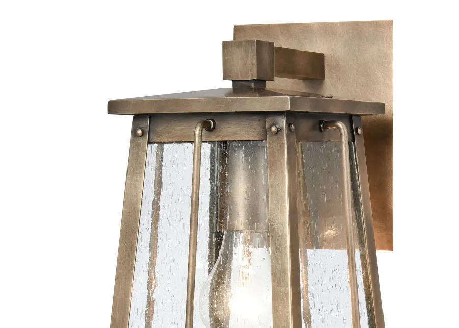 Kirkdale 13'' High 1-Light Brass Outdoor Sconce