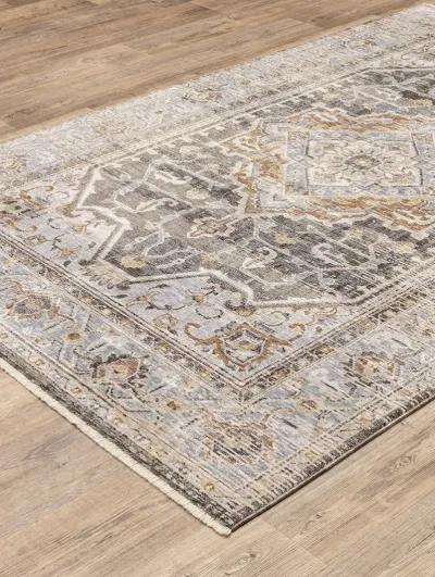 Maharaja 2' x 3' Charcoal Rug