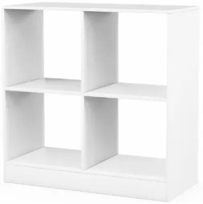 4-Cube Kids Bookcase with Open Shelves