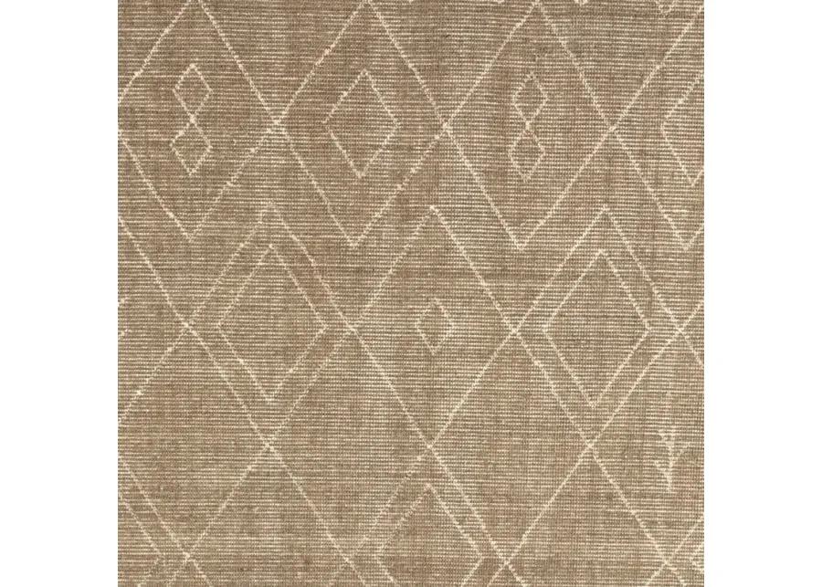 Nador Taupe Moroccan Hand Knotted 9' x 12' Rug