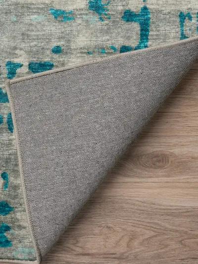 Brisbane BR5 Teal 2'3" x 7'6" Rug