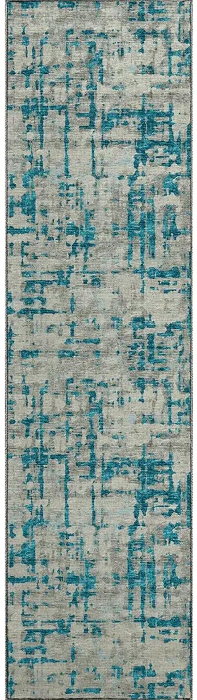 Brisbane BR5 Teal 2'3" x 7'6" Rug