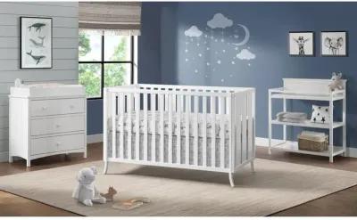 Oxford Baby Arlie 4 In 1 Convertible Crib White