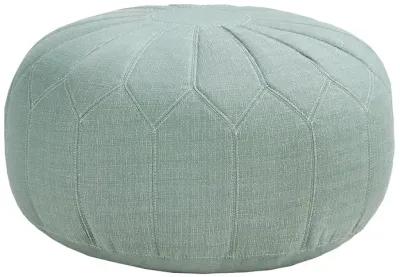 Gracie Mills Aryana Versatile Oversized Round Pouf Ottoman