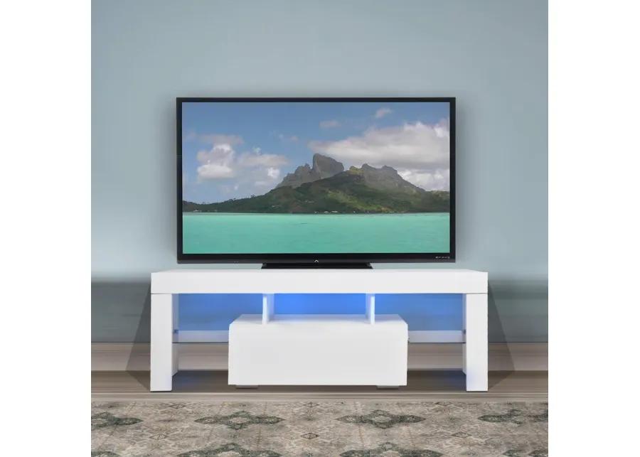 TV stand with Storage 43 inch LED Modern TV Media Console Entertainment Center with Drawer TV cabinet for Living Room Bedroom