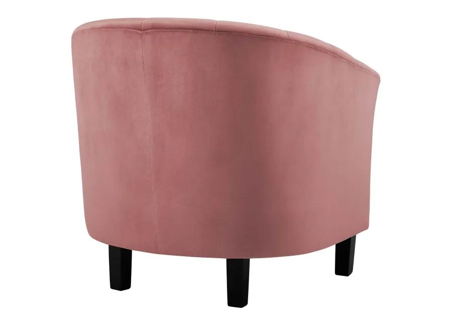 Prospect Channel Tufted Performance Velvet Armchair