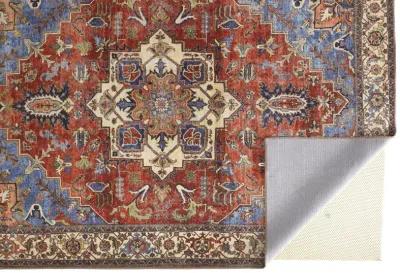 Percy 39AHF Blue/Red/Ivory 9'2" x 12' Rug