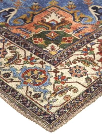 Percy 39AHF Blue/Red/Ivory 9'2" x 12' Rug