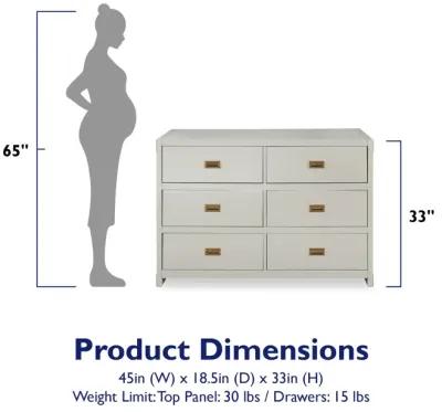 Baby Relax Miles 6-Drawer Dresser