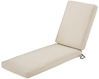 Classic Accessories 62-001-BEIGE-EC Chaise Lounge Cushion Combo, 72" x 21" x 3", Antique Beige