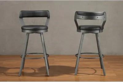 Swivel Bar Height Chairs Set of 2