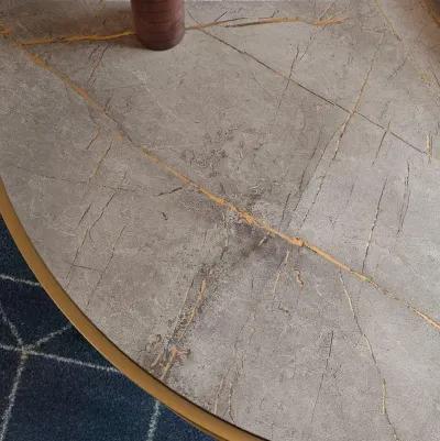 Sauder Int Lux Coffee Table Rd Deco Stone