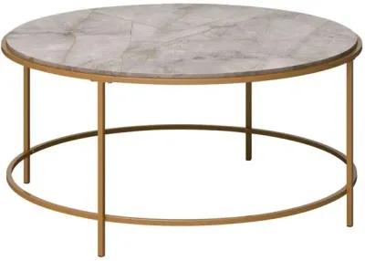 Sauder Int Lux Coffee Table Rd Deco Stone