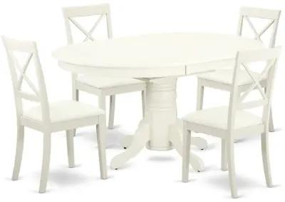 Dining Room Set Linen White