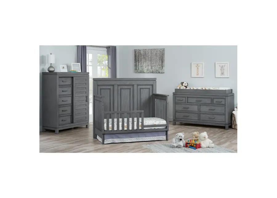 Soho Baby Manchester 4In1 Crib Rustic Gray