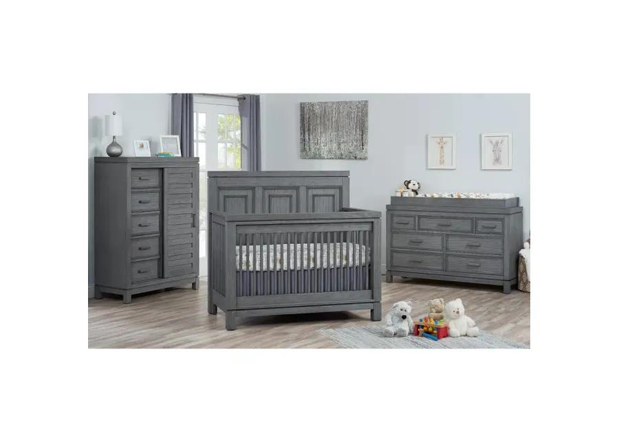 Soho Baby Manchester 4In1 Crib Rustic Gray