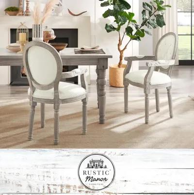 Rustic Manor Felicia Linen Dining Chair