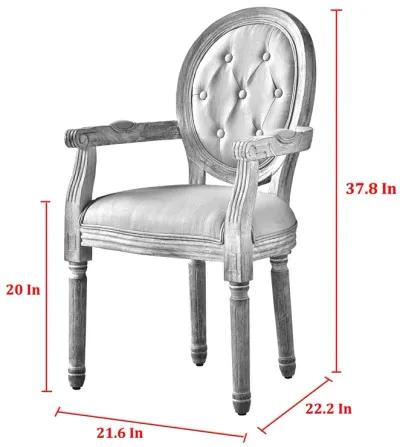 Rustic Manor Felicia Linen Dining Chair