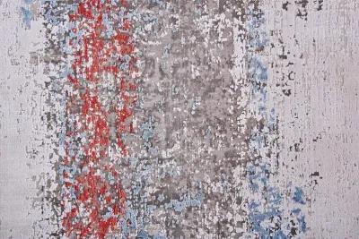 Cadiz 3902F Gray/Red/Blue 3'1" x 10' Rug