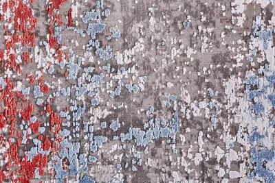 Cadiz 3902F Gray/Red/Blue 3'1" x 10' Rug