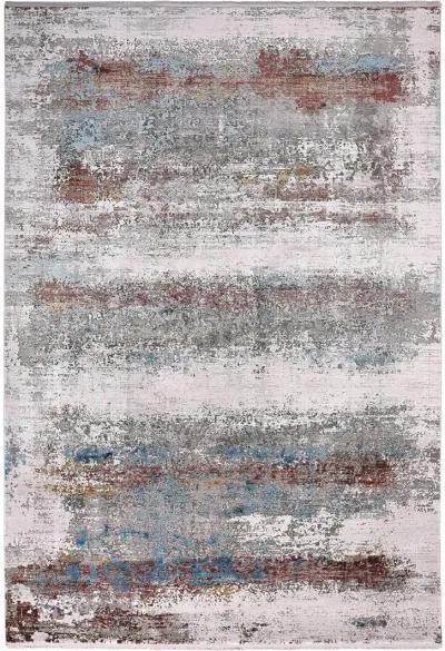 Cadiz 3902F Gray/Red/Blue 3'1" x 10' Rug