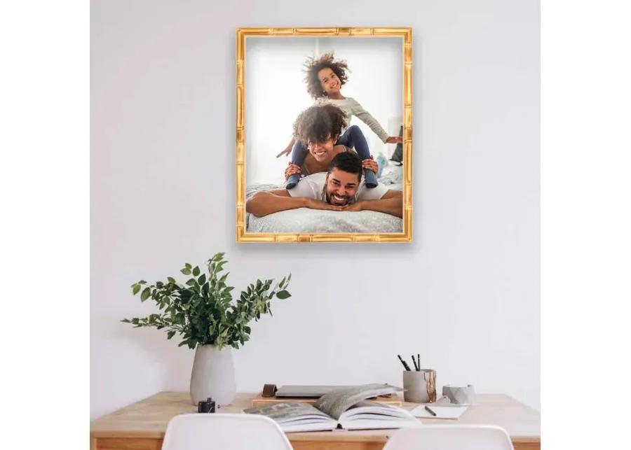 Gold Bamboo Picture Frame