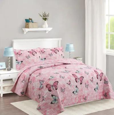 MarCielo Kids Bedspread Quilts Set for Teens Girls Girls Comforter A77.