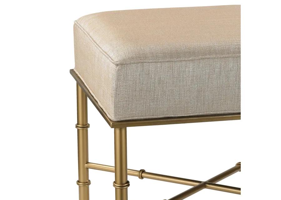 Gold Cane Stool