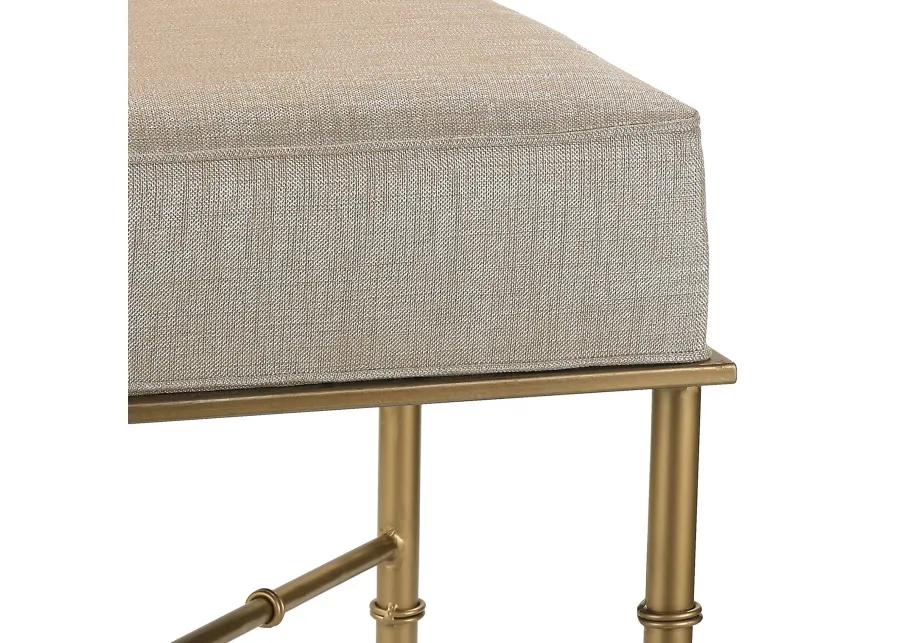 Gold Cane Stool