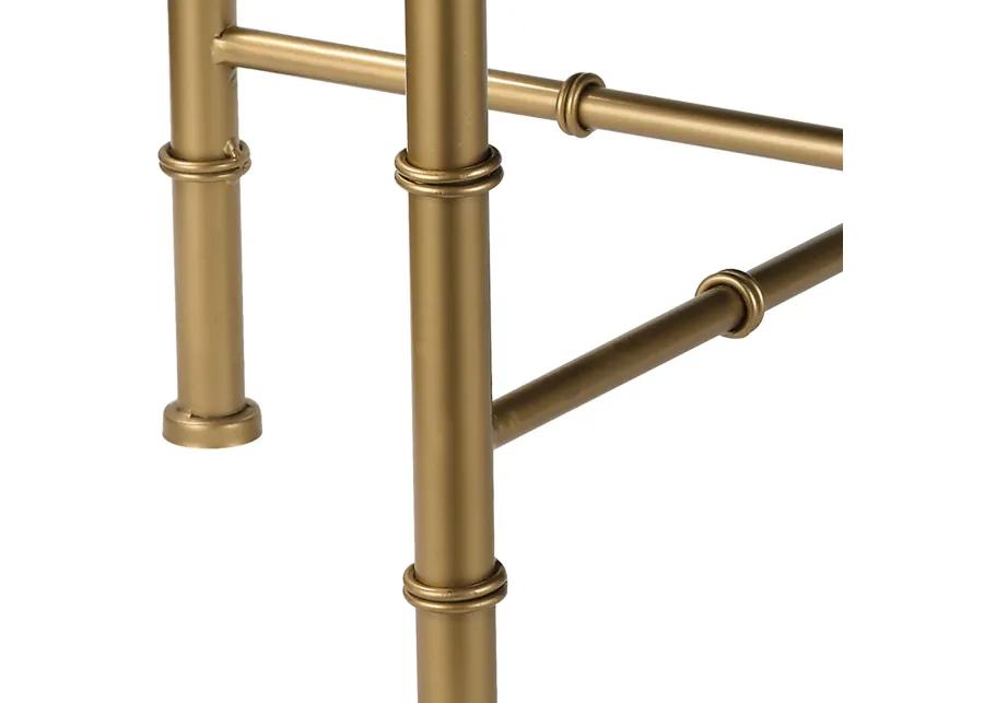 Gold Cane Stool